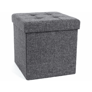 Taburett tárolóhellyel LAFINA 38x38 cm, szürke kép