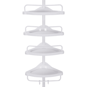 Teleszkópos polc fürdőszobába BLAKO, fehér kép