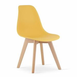 Mustársárga KITO szék bükkfa lábakkal kép