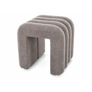 Szürke dizájnos puff TICA kép