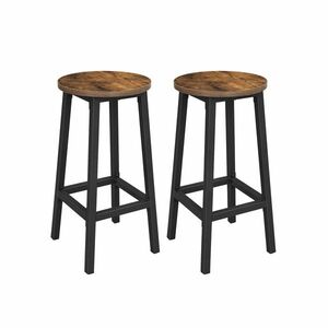 TAYLOR bárszék szett, rusztikus barna kép