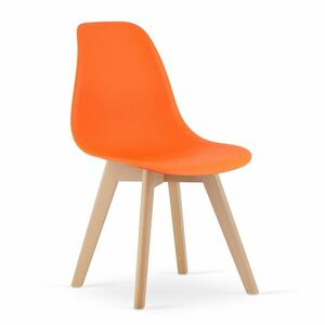 Narancssárga KITO szék bükkfa lábakkal kép