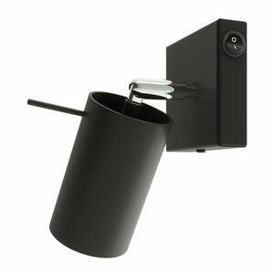 Fekete fém spotlámpa ø 6 cm Etna – Sollux kép