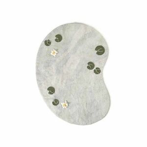 Világosszürke pamut gyerek játszószőnyeg 130x170 cm Swan Lake – Lorena Canals kép