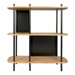 Sole fekete acél polcos állvány, 80 x 83, 5 cm - Leitmotiv kép