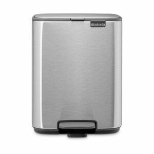 Matt ezüstszínű acél pedálos szemetes 7 l Bo – Brabantia kép