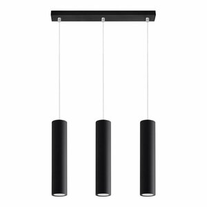 Fekete fém függőlámpa Castro – Sollux kép