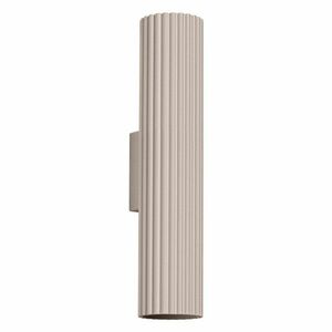 Szürkésbarna fém fali lámpa Gleam – Sollux kép