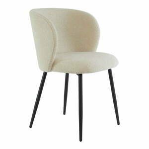 Bézs kárpitozott étkezőfotel Elyna – Light & Living kép