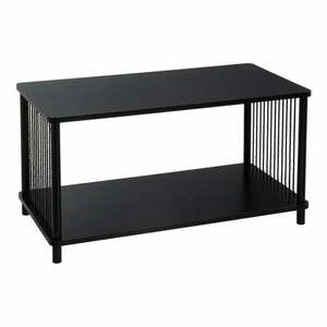 Fekete dohányzóasztal 40x80 cm Manila – Casa Selección kép