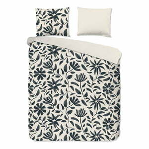 Fekete-bézs kétszemélyes-hosszabbított pamut ágyneműhuzat 200x220 cm Emilia – Good Morning kép