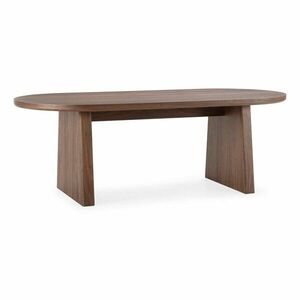 Étkezőasztal diófa dekorral 100x200 cm Blair – MOME kép