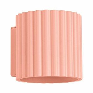 Barackszínű fali lámpa ø 10 cm Zora – Sollux kép