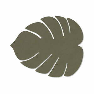 Öko bőr tányéralátét 22x26 cm Monstera Leaf Nupo – LIND DNA kép