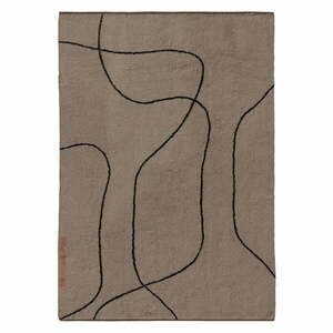 Barna mosható pamut szőnyeg 140x200 cm Shadow – Mette Ditmer Denmark kép