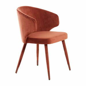 Világospiros kárpitozott étkezőfotel szett 2 db-os Kosaka – Light & Living kép