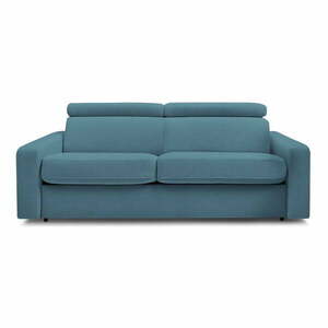 Kék kinyitható kanapé 195 cm Monaco – Bobochic Paris kép