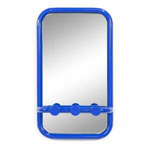 Kék fém fogas panel 35x60x11 cm Retro – Spinder Design kép