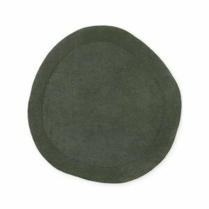 Sötétzöld kézi szövésű gyapjúkeverék kerek szőnyeg ø 160 cm Kari Organic – Villeroy&Boch kép