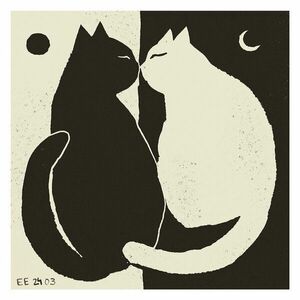 Poszter 50x50 cm You and Me – Enikő Katalin Eged – The Poster Club kép