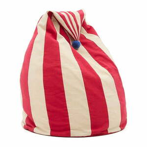 Piros-bézs gyerek babzsák Olvi – Kave Home kép