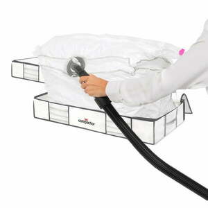 Vákuumos textil-műanyag ágy alatti tárolódoboz szett 2 db-os 105x45x15, 5 cm Life – Compactor kép