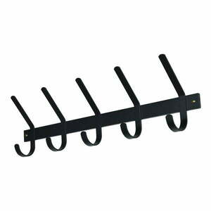 Fekete fém fali fogas 70 cm Dexter – Spinder Design kép