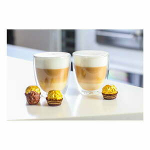 Üveg duplafalú-lattéhoz bögre szett 2 db-os 320 ml Amo – Vialli Design kép