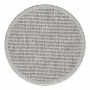 Világosszürke kerek kültéri-beltéri szőnyeg ø 200 cm Giza 1410 – Ayyildiz Carpets kép