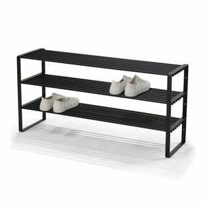 Fekete fém cipőtartó 100x48, 5x29 cm Rex – Spinder Design kép
