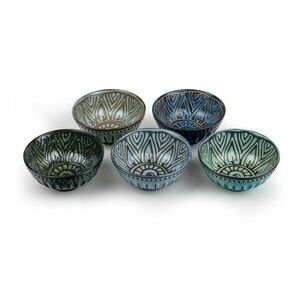 Porcelán szervírozó tálka szett 5 db-os 150 ml Jara – Bredemeijer kép