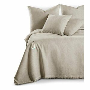 Bézs zsenília ágytakaró 220x240 cm Talo – Filumi kép