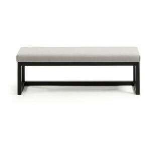 Fekete-szürkésbézs pad Loya – Kave Home kép