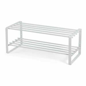 Fehér fém cipőtartó 70x29x27 cm Rex – Spinder Design kép