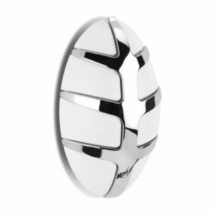 Fehér-fényes ezüstszínű fali műanyag akasztó Bug – Spinder Design kép