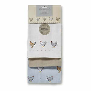 Pamut konyharuha szett 3 db-os 45x65 cm Farmers Kitchen – Cooksmart ® kép