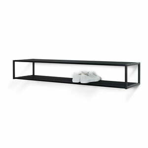 Fekete fém függő cipőtartó 118x20, 5x30, 5 cm School – Spinder Design kép