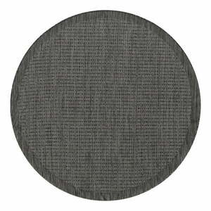Sötétszürke kerek kültéri-beltéri szőnyeg ø 200 cm Giza 1410 – Ayyildiz Carpets kép