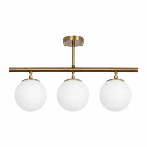 Bronzszínű mennyezeti lámpa üveg búrával ø 15 cm Atmaca – Opviq lights kép