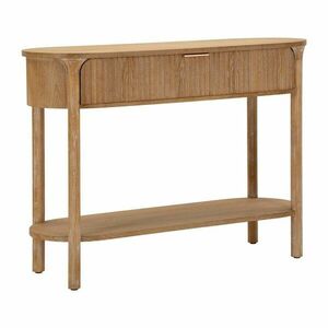 Natúr színű jegenyefenyő konzolasztal 40x110 cm Gothenburg – Mauro Ferretti kép