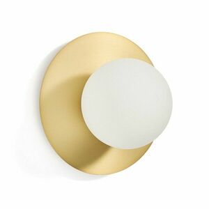 Fehér-aranyszínű fali lámpa ø 25 cm Brisia – Kave Home kép