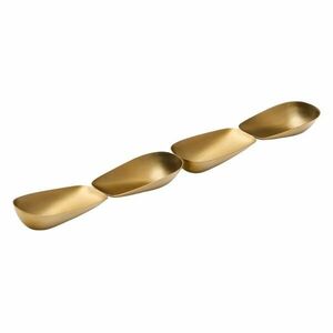 Aranyszínű rozsdamentes acél szervírozó tálka Aruc – Kave Home kép