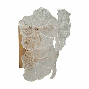 Aranyszínű üveg fali lámpa Ibiscus – Mauro Ferretti kép