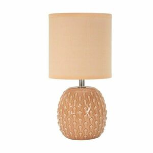 Barackszínű kerámia asztali lámpa textil búrával (magasság 27 cm) Pontus – Mauro Ferretti kép