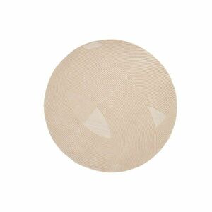 Krémszínű kézi szövésű gyapjú kerek szőnyeg ø 200 cm Domm – Kave Home kép