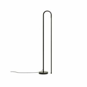 Fekete LED állólámpa (magasság 120 cm) Bow – Kave Home kép