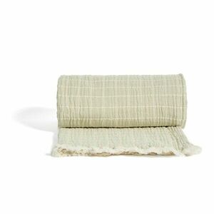 Világoszöld jacquard gyerek takaró 130x170 cm Tivaro – Kave Home kép