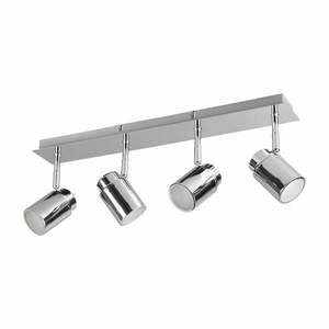 Fényes ezüstszínű fém spotlámpa 19x52 cm Angelo – Trio kép