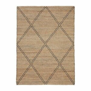 Natúr színű kézi szövésű juta szőnyeg 160x230 cm Vallalta – Kave Home kép