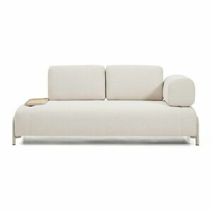 Bézs zsenília moduláris kanapé 200 cm Compo – Kave Home kép